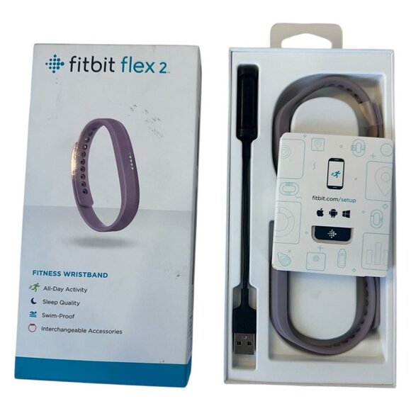 Fitbit Flex 2 Bluetooth Health Activity Sleep Tracker Sports S&L Band IN BOX US - Picture 7 of 16